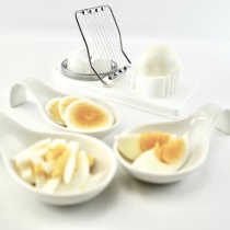 Japanese Dual-use Florist Egg Egg Divider Cut egg theorizer Egg-shaped Lunch Box with small tools