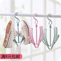 Creative Wind double thickened shai xie jia multifunctional hanging shoes of liang xie jia adhesive hook liang xie jia sub-liang shai jia