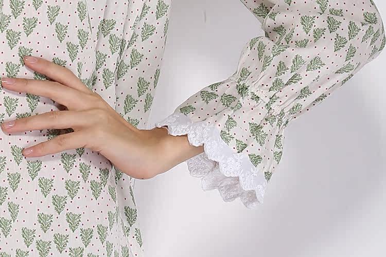 【deepv迪普薇官网商城直销】高端面料 大码睡衣女春