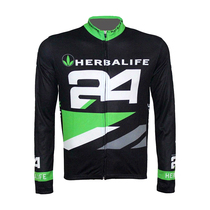 Mens and women team sportswear 24k classic long sleeve Herbalife clothes mountain bike bike bike riding suit