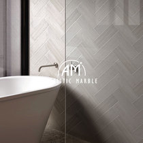 Marble bread brick kitchen tile bathroom non-slip small white brick long brick jazz white background wall tile