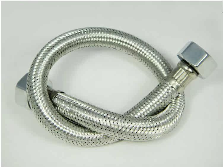 双铜头铝丝编织软管 进水管 耐高温 进冷热水软管30-200mm规格全