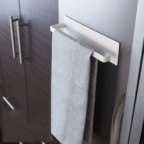 Japanese-style punch-free kitchen roll paper towel rack Towel rack Wardrobe scarf tie rack Bathroom slippers drain rack