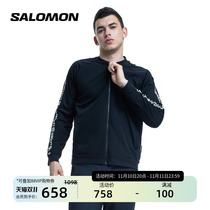 salomon knitted top couple's sportswear jacket casual coat breathable lightweight windproof