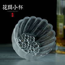 Niche designer works Flower room KA KANN Japanese whiskey cup Wine glass Teacup Sake flower mouth cup