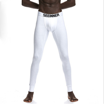 Autumn pants mens warm pants Korean trend slim low waist autumn clothes personality slim handsome cotton thin student winter pants