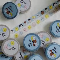 (Smore spot) Korea ooh lollyday OLD series adhesive tape round face paper adhesive tape