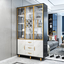 Entrance entrance cabinet Living room partition cabinet Decorative wine cabinet against the wall Simple modern home screen Light luxury shoe cabinet