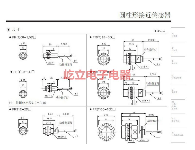 ИК-выключатель 原装正品接近开关pr12-4dn pr18-8do pr08-2dn pr30-15dn dp1.5ao Autonics