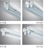 Sanxiong Aurora T8 daylight bracket lamp Electronic fluorescent lamp workshop lamp Supermarket lamp pak311712 double support with cover