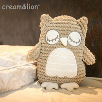 CREAMLION exports Korean owl plush toys Owl living room ornaments Baby sleeping dolls
