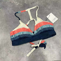 Export European and American women Adult shirt bikini back strap anti-ultraviolet split swimming swimsuit sports yoga