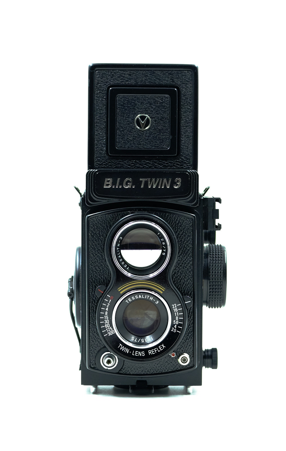 【收藏级】海鸥120 b.i.g. twin 3 双反照相机 / 德国市场定制机