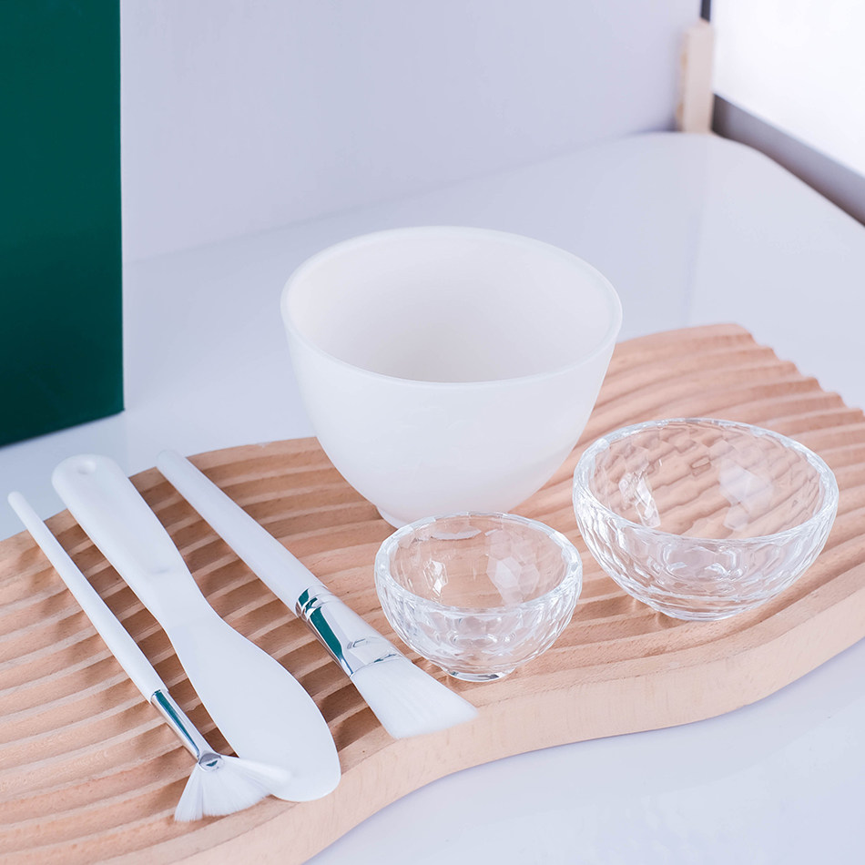 水疗玻璃透明小碗美容院调配碗面膜碗精油碗脸部湿敷皮肤管理