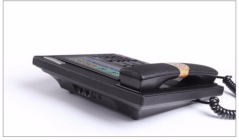 Проводной и DECT-телефон 中诺c097/g039来电报号电话机 皮革材质 商务办公 家用固定 Chinoe