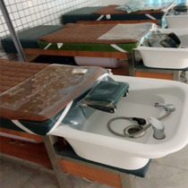 Shampoo recliner waterproof pad Protective film Velcro flushing bed film Water barrier film Barber shop shampoo pool plastic pad