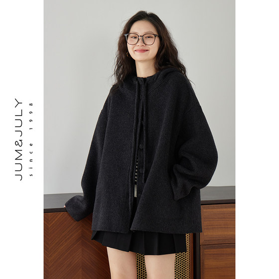 Jiajuly 2025 autumn and winter new hooded double-sided wool coat for women small short loose double-sided wool jacket
Jiajuly 2025 autumn and winter new hooded double-sided wool coat for women small short loose double-sided wool jacket