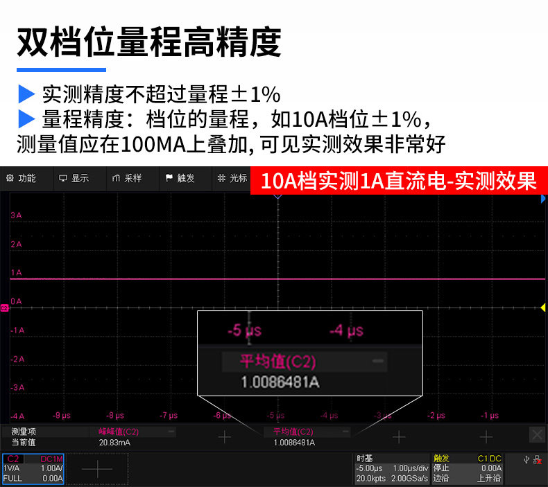 Осциллограф 通用其他 示波器电流监视器高精度交流直流电流钳uegoo优仪购cp100a Lotoins