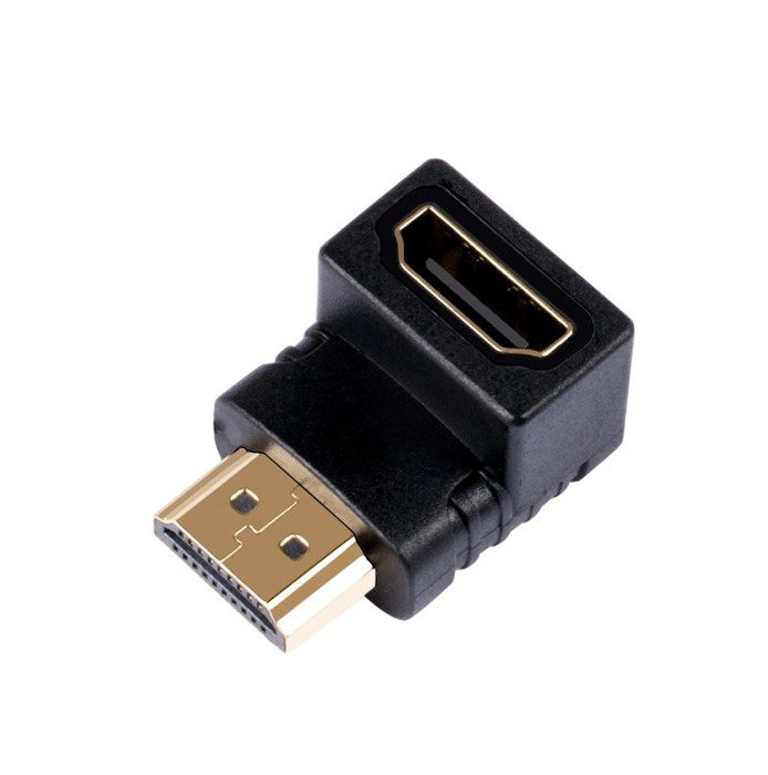 高清线转接头 转换头 hdmi90度转接头 hdmi 头 电视连接弯头