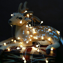 LED star lights Flashing lights Ball lights string five-pointed star string lights Christmas New Years Day Bar small lights Tent decoration