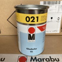 Marabu Germany Marlebel Ink metallic glass ink GL021 yellow silk screen printing ink
