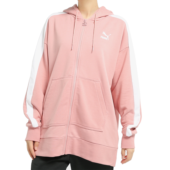 PUMA/Puma authentic women's clothing new season sportswear casual jacket jacket hooded cardigan 595924 PUMA/Puma authentic women's clothing new season sportswear casual jacket jacket hooded cardigan 595924
