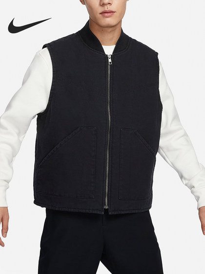 Nike/Nike 정통 2024 New Men 's Sports 작업복 캐주얼면 조끼 FQ1862-010 Nike/Nike 정통 2024 New Men 's Sports 작업복 캐주얼면 조끼 FQ1862-010