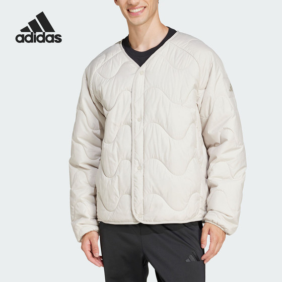 Adidas/Adidas genuine autumn and winter new men's loose V-neck compartment warm cotton jacket JD1096
Adidas/Adidas genuine autumn and winter new men's loose V-neck compartment warm cotton jacket JD1096