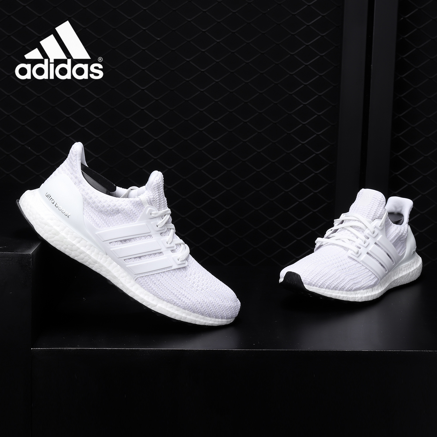 adidas/阿迪达斯正品男ultra boost ub4.0爆米花四代跑步鞋bb6168