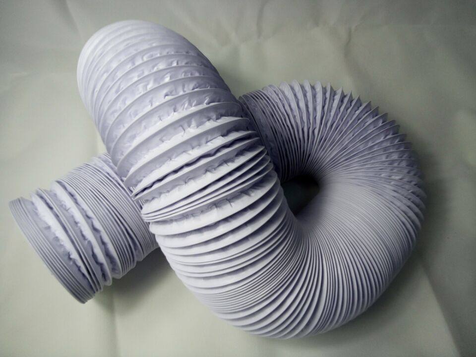 新风系统通风管80/100mm排烟管道新风机pvc铝箔复合软管150/200mm