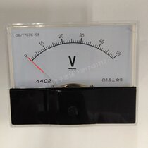 44C2 50V DC finger-type voltmeter panel table instrument meter DC 50 V voltmeter 44C2