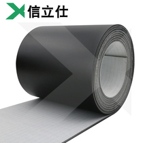 Xinlishi Industrial Belt Flat Belt Transport Line Machinery Equipment Accessories pvc Black Conveyor Belt