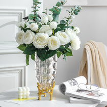 European and American luxury high-end luxury Flower Vase ornaments home accessories living room porch TV cabinet into the home Flower