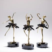 Nordic light luxury ballet figure decoration home living room TV cabinet wine cabinet soft decoration office study decoration