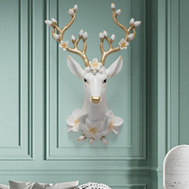 Zucai deer head wall pendant Nordic American living room porch TV background wall decoration creative wall decoration