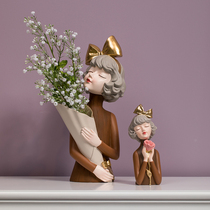 Simulation flowers flowers decorations vases ornaments living room flower arrangements TV cabinets porch cabinets creative flowerpots furnishings