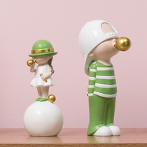 Nordic modern luxury childrens room decoration home accessories creative Bar Cafe room bedroom decoration