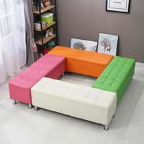 Small stool changing shoes stool shape home door chair integrated backrest storage stool bed bathroom bathroom