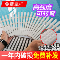 Swimming pool three-hole grille kitchen bathroom drainage ditch cover trench strip overflow water grate pool accessories equipment