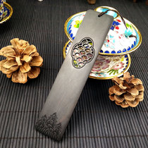 Chinese Elemental Black Sandalwood Bookmark Bookmark Suit Creative Bookmarking Abroad Gift Student-teacher Gift