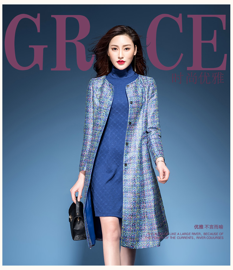 gucci首飾 首尚格釋2020春裝新款女圓領中長款修身百搭顯瘦大擺風衣外套9262 gucci