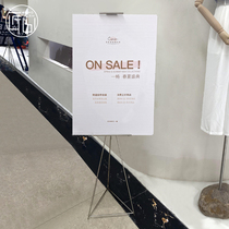 Clothing Store Promotion Event Billboard Kt Board Exhibition Board Pop Vertical Floor New Publicity Poster Shelf for the exhibition shelf