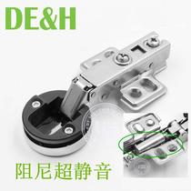 35 hole 26 cup round head glass hydraulic hinge Aircraft hinge buffer damping wine cabinet glass door hinge hinge