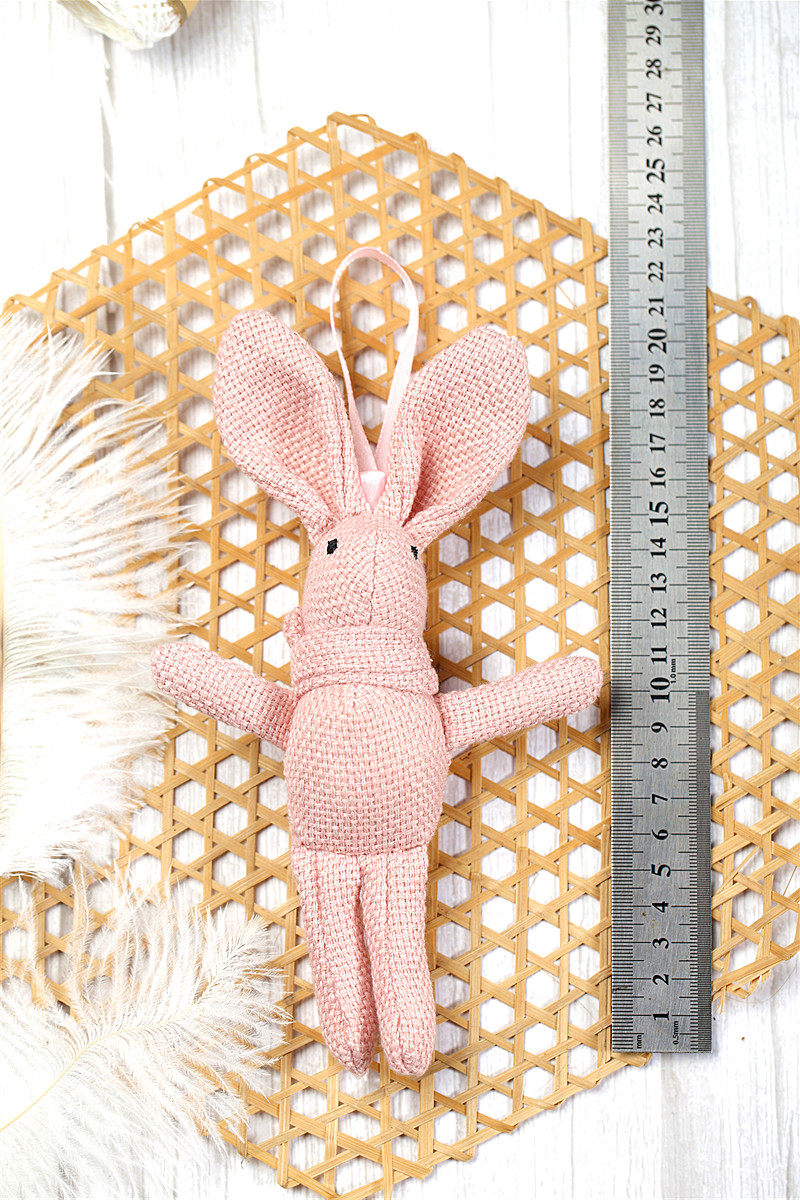 许愿兔公仔伴手礼网红毛绒玩具挂件丝绒兔子小布玩偶礼物结婚礼品