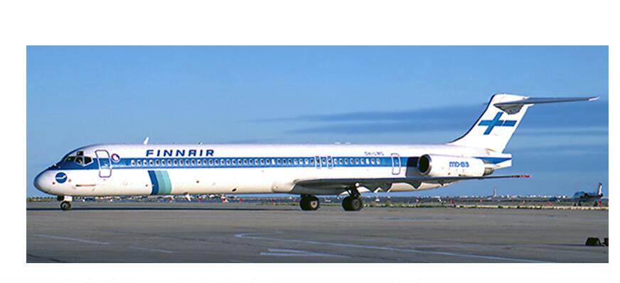 jc wings 1:200 飞机模型 合金客机 芬兰航空 麦道md-83 oh-lmg