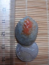 Blood vein agate color gluten vein agate raw stone red meridian vein stone meridian gangue stone ring surface
