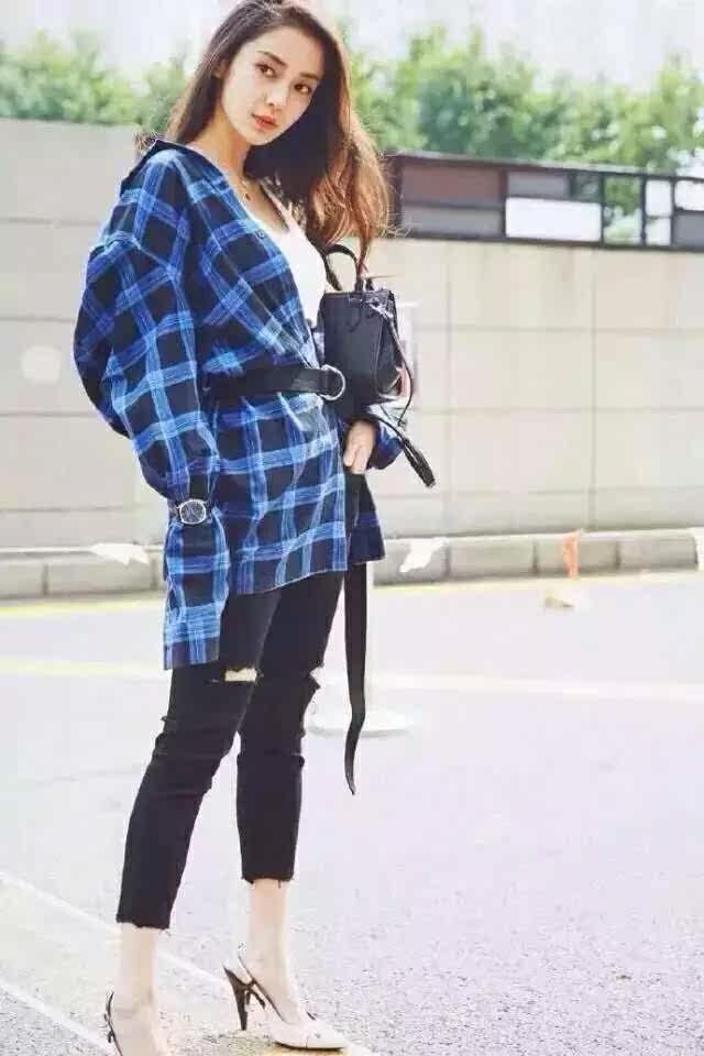 格纹元素   t台示范