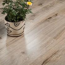 Solid wood composite floor 15mm multi-layer light gray coffee color natural personality office with designer models factory direct sales