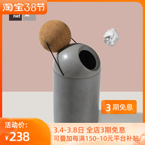 Kyaw a Nordic creative minimalist desktop with cover small number cute trash can living room bedroom office containing bucket