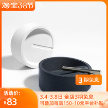 Feel ONE FONE DAILY NECESSITIES Cement Ashtrays Creativity Home Individuality Household Items Trend Pendulum multifunction